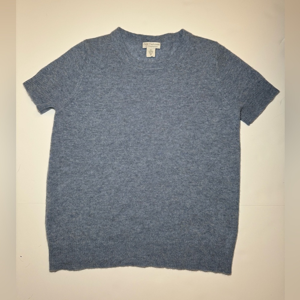 Oats cashmere size M blue top
